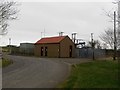 NT9349 : Electricity substation, Horncliffe by Graham Robson