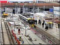 SJ8499 : Metrolink Expansion at Victoria Station by David Dixon