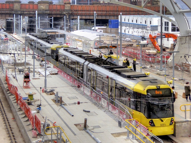 Tram at Victoria Station