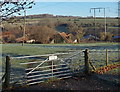 ST9430 : Frosty field near Hindon Lane, Tisbury by Jaggery