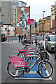 NS5965 : Nextbike Glasgow cycle hire point: Merchant Square by Thomas Nugent