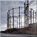 SJ8198 : Salford Gasworks - View along West Egerton Street by David Dixon