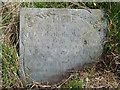 SK6630 : Kinoulton Old Churchyard - Slate headstone by Alan Murray-Rust