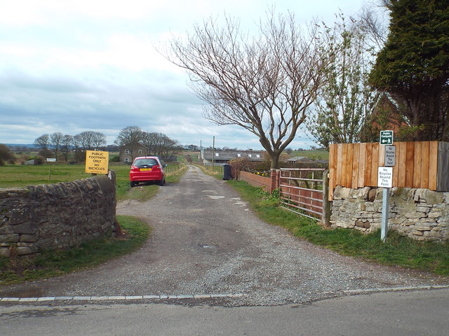 Public footpath at Whitburn