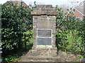 TQ9340 : Commemorative Stone in Bethersden, Kent by David Hillas