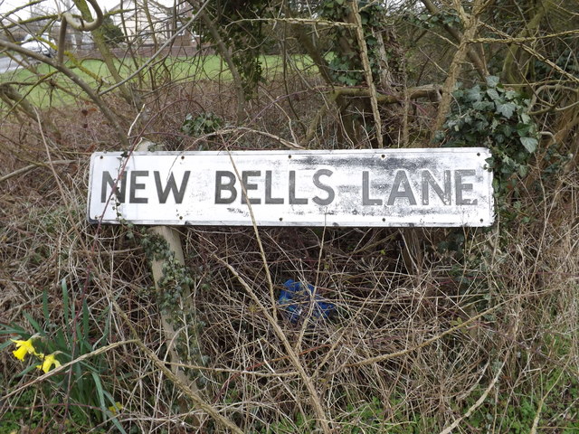 New Bells Lane sign