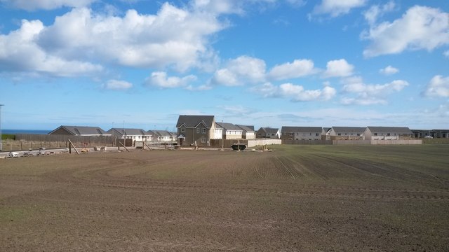 New housing development at Highcliffe