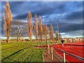 NZ3014 : Athletics Track, Eastbourne Leisure Centre by Mick Garratt