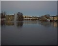 SE6250 : Frozen lake and Vanbrugh Bridge by DS Pugh