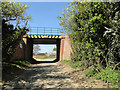 TM3758 : Railway bridge over Langham Road by Adrian S Pye