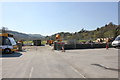 SH7217 : New Flood Defence Scheme Construction Work, Dolgellau. by Jeff Buck