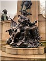 SJ3490 : Drummer Boy, Monument to the King's Liverpool Regiment, Liverpool in St John's Gardens by David Dixon