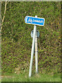 TM3865 : Roadsign on the B1121 Main Road by Geographer