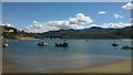 SH6115 : Barmouth Harbour at low tide by Helen