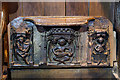 SO8286 : St Mary's Church, Enville - misericord (4) by Mike Searle