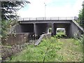 SK4329 : Farm access and drain culvert under the A50 by Ian Calderwood