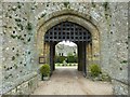 TQ0213 : Amberley Castle - Gatehouse Arch by Rob Farrow