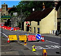 ST7022 : When red light shows wait here, High Street, Templecombe by Jaggery