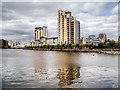 SJ8097 : Salford Quays, Sovereign Point by David Dixon