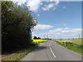 TM2872 : B1117 Station Road, Laxfield by Geographer