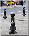 TM3389 : Street bollards by M H Evans