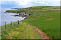 NT9561 : Berwickshire Coastal Path leading towards Burnmouth by Chris Heaton