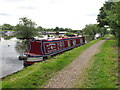 TQ0588 : Narrowboat Alicia on Grand Union Canal, Harefield by David Hawgood