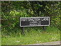 TM1080 : Tottington Lane sign by Geographer