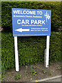 TM1946 : St.Andrew's Church sign by Geographer