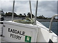 NM7417 : On the Easdale ferry by M J Richardson