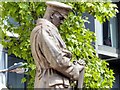 TQ2982 : Euston Station War Memorial (detail) by David Dixon