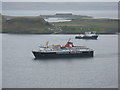 NM8530 : Oban Bay from McCaig's Tower by M J Richardson