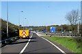 SU8591 : Northbound M40, Entry Sliproad at Junction 4 (Handy Cross) by David Dixon