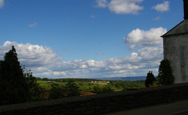 View south-east off Plump Hill, Mitcheldean