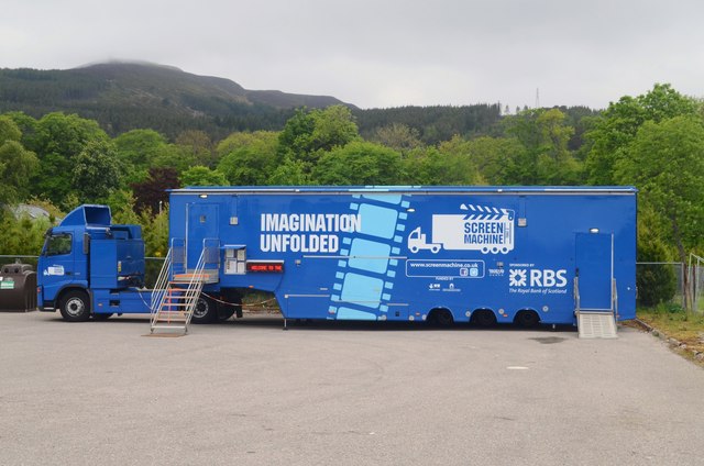 The Screen Machine Mobile Cinema in Golspie