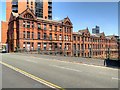 SJ8399 : New Bridge Street, Manchester Parcel Post Office by David Dixon