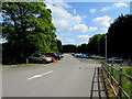 ST9897 : Kemble railway station main car park by Jaggery