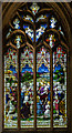 TF0645 : Stained glass window, St Denys' church, Sleaford by Julian P Guffogg