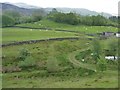 SH6240 : Pond and access track, Rhiw Goch by Christine Johnstone