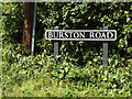 TM1180 : Burston Road sign by Geographer