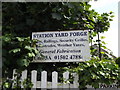 TM3877 : Station Yard Forge sign by Geographer