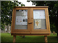 TM0485 : St.Mary's Church Notice Board by Geographer