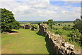 SJ5359 : The Curtain Wall at Beeston Castle by Jeff Buck