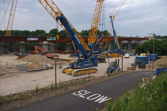 Lune West Bridge under construction