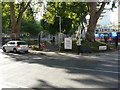 TQ3082 : Temporary footpath through Cartwright Gardens by John Baker