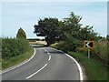 TM2027 : A bend in the B1414, near Great Oakley by Malc McDonald