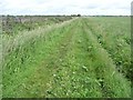 SD4113 : Footpath alongside the Southport - Wigan railway line by Christine Johnstone