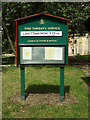 TM1469 : All Saints Church Notice Board by Geographer