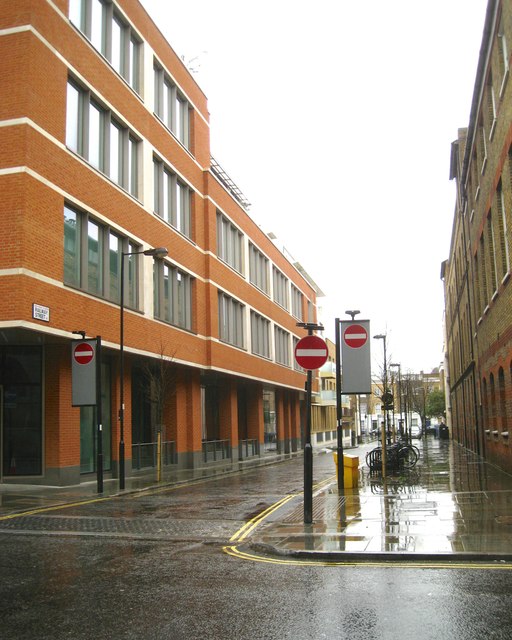 Building at the corner of York Way and Railway Street, King's Cross, London