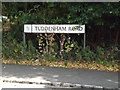 TM1745 : Tuddenham Road sign by Geographer